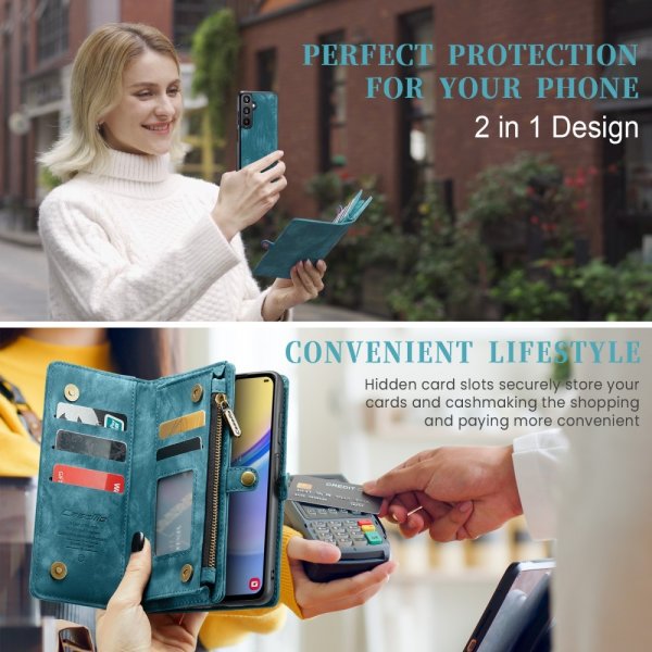 CaseMe Samsung Galaxy A16 Kotelo 008 Series Irrotettava kuori Sininen