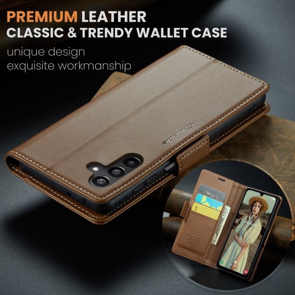 CaseMe Samsung Galaxy A16 -suojakotelo 023 Series Ruskea