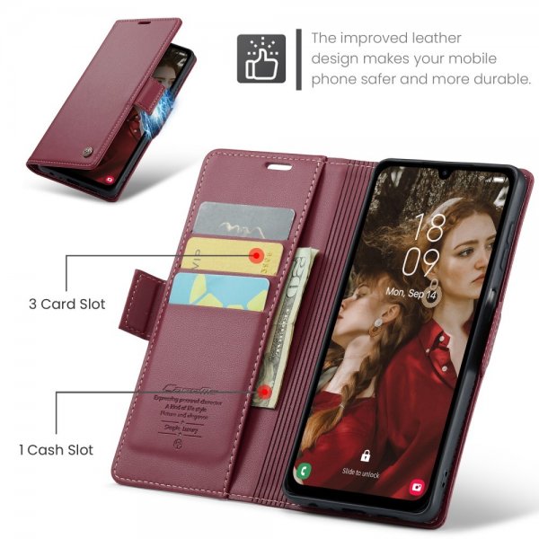CaseMe Samsung Galaxy A16 -suojakotelo 023 Series Punainen