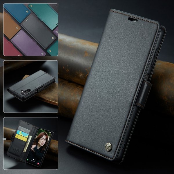 CaseMe Samsung Galaxy A16 Kotelo 023 Series Musta