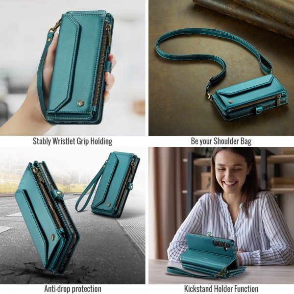 CaseMe Samsung Galaxy A16 -suojakuori, C36 Series, vihreä