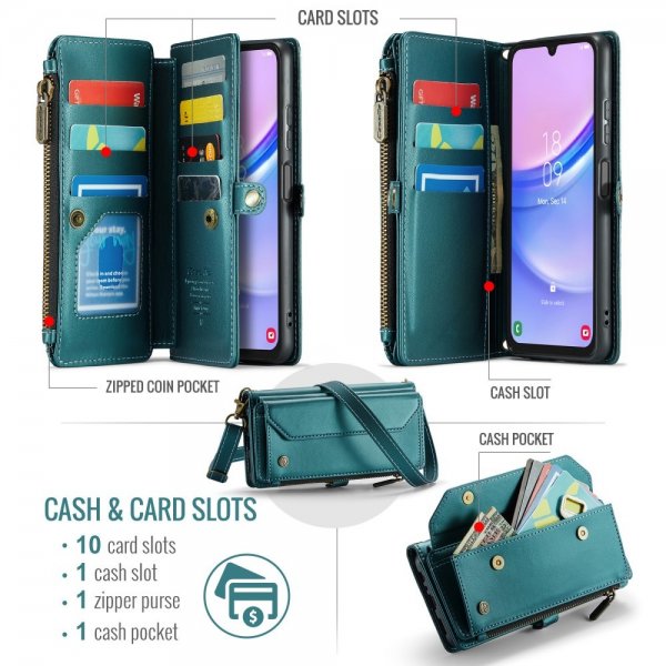 CaseMe Samsung Galaxy A16 -suojakuori, C36 Series, vihreä