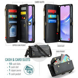 CaseMe Samsung Galaxy A16 Kotelo C36-sarja Musta