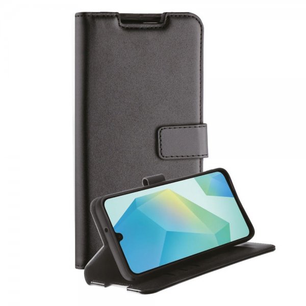 Vivanco Samsung Galaxy A16 Kotelo Classic Wallet Musta