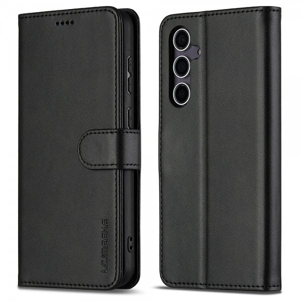 Lc.Imeeke Samsung Galaxy A16 -suojakotelo korttipaikalla ja jalustatoiminnolla, musta