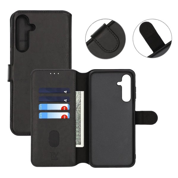 Rvelon Samsung Galaxy A16 Kotelo Magneettinen Irrotettava Kuori Musta