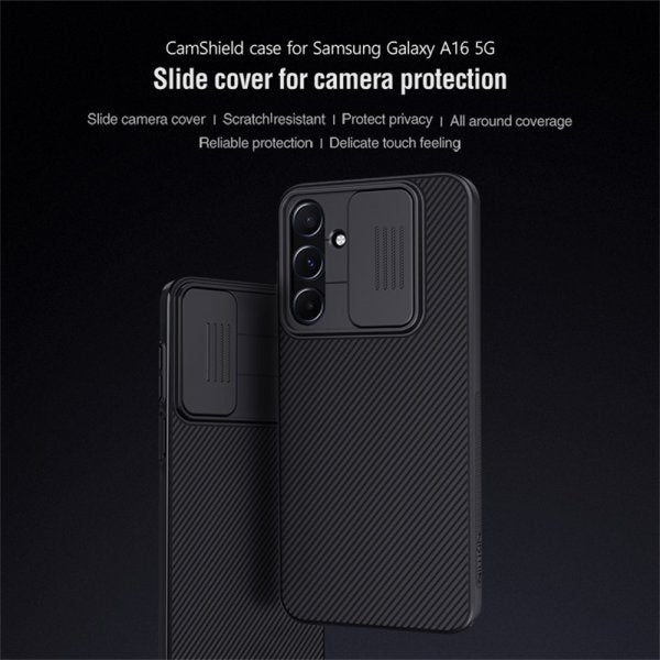 Nillkin Samsung Galaxy A16 Kuori CamShield Musta