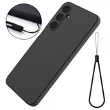Samsung Galaxy A16 Kuoret Strap Silikoni Musta