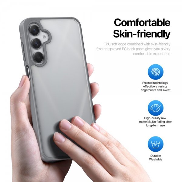 Dux Ducis Samsung Galaxy A16 Yind Series -kuori, harmaa