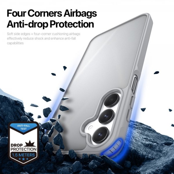 Dux Ducis Samsung Galaxy A16 Yind Series -kuori, harmaa
