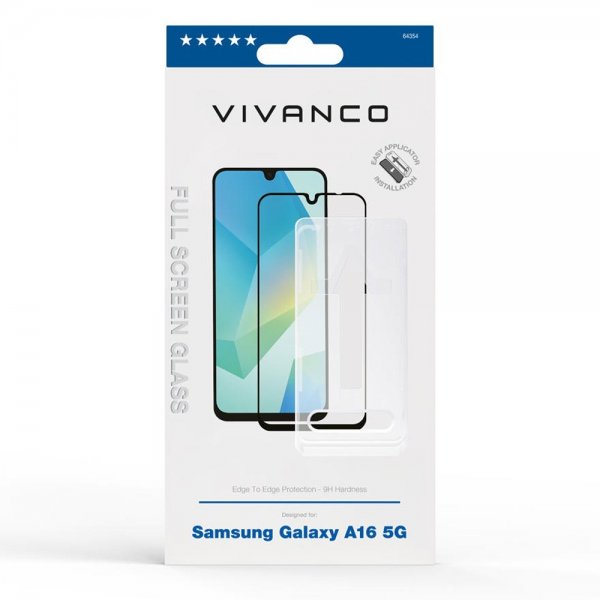 Vivanco Samsung Galaxy A16 -näytönsuoja, koko näyttö