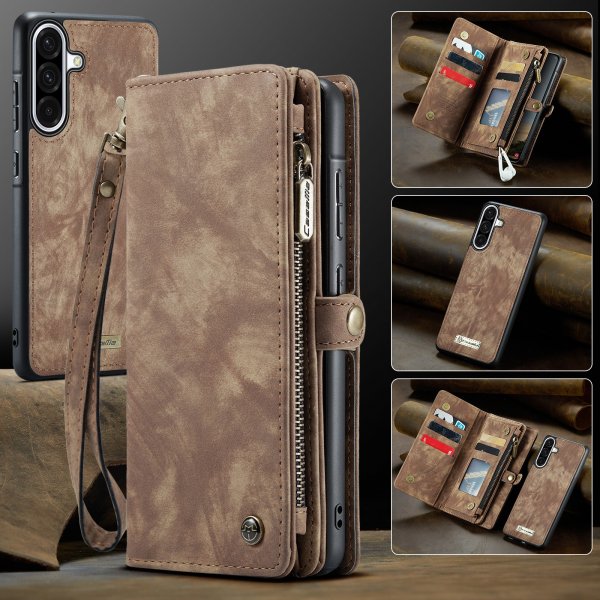 CaseMe Samsung Galaxy A17 Suojakotelo 008 Series Irrotettava Kuori Ruskea