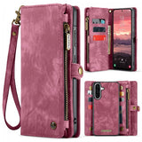 CaseMe Samsung Galaxy A17 -kotelo 008 Series Irrotettava kuori, punainen
