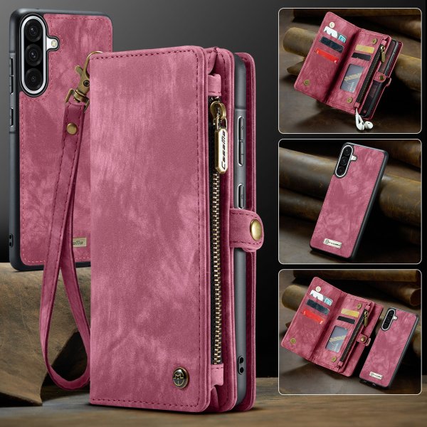 CaseMe Samsung Galaxy A17 -kotelo 008 Series Irrotettava kuori, punainen