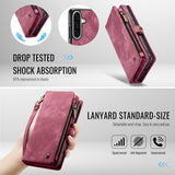 CaseMe Samsung Galaxy A17 -kotelo 008 Series Irrotettava kuori, punainen