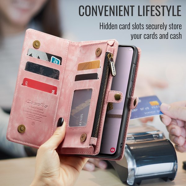 CaseMe Samsung Galaxy A17 suojakotelo 008 Series Irrotettava kuori vaaleanpunainen