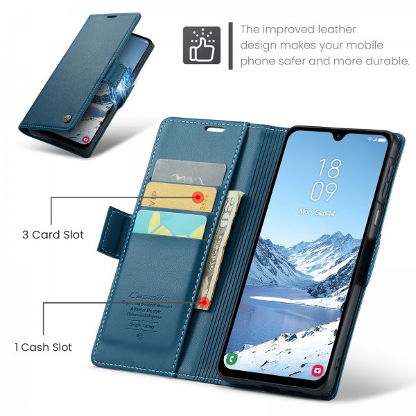 CaseMe Samsung Galaxy A17 Fodral 023 Series Sininen