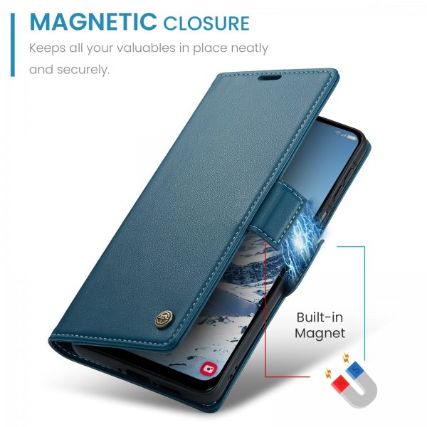 CaseMe Samsung Galaxy A17 Fodral 023 Series Sininen