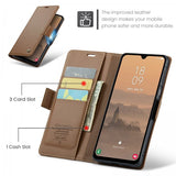 CaseMe Samsung Galaxy A17 suojakotelo 023-sarja Ruskea