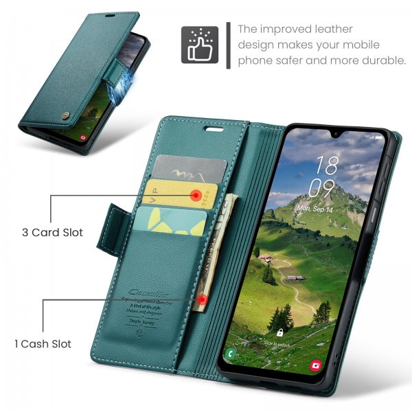 CaseMe Samsung Galaxy A17 -kotelo 023 Series Vihreä