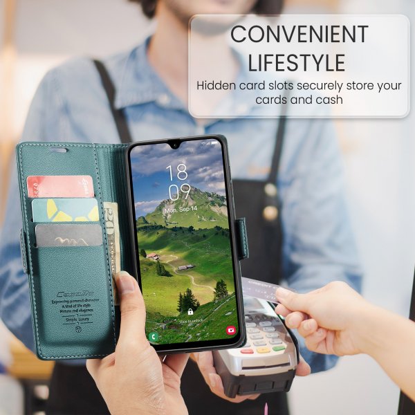 CaseMe Samsung Galaxy A17 -kotelo 023 Series Vihreä