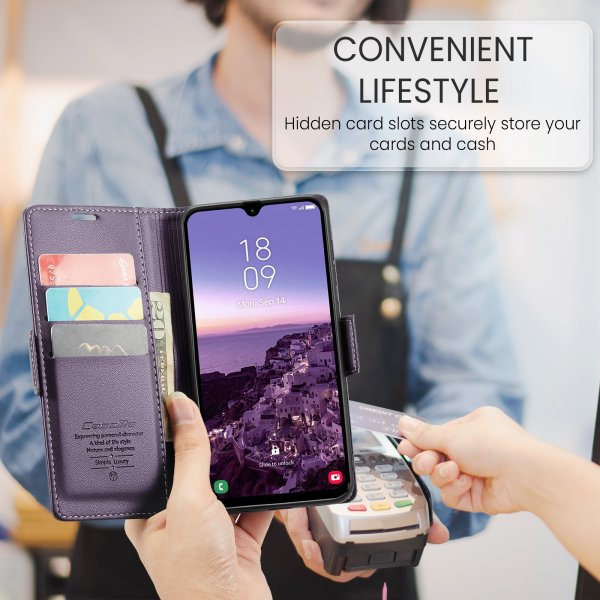 CaseMe Samsung Galaxy A17 -suojakotelo 023 Series Violetti