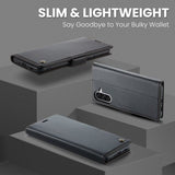 CaseMe Samsung Galaxy A17 -suojakuori, 023 Series, musta