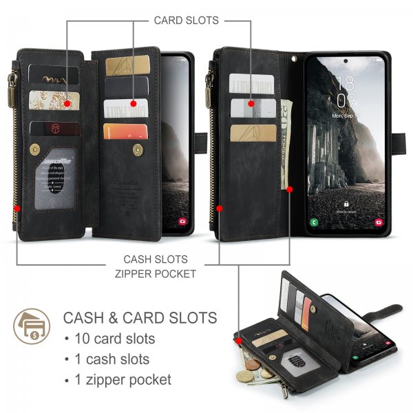 CaseMe Samsung Galaxy A17 -suojakuori C30 Series Musta