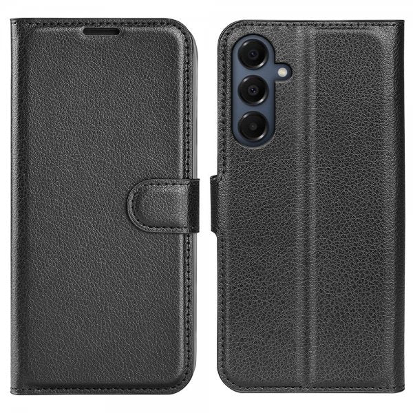 Samsung Galaxy A17 suojakotelo Litsi musta