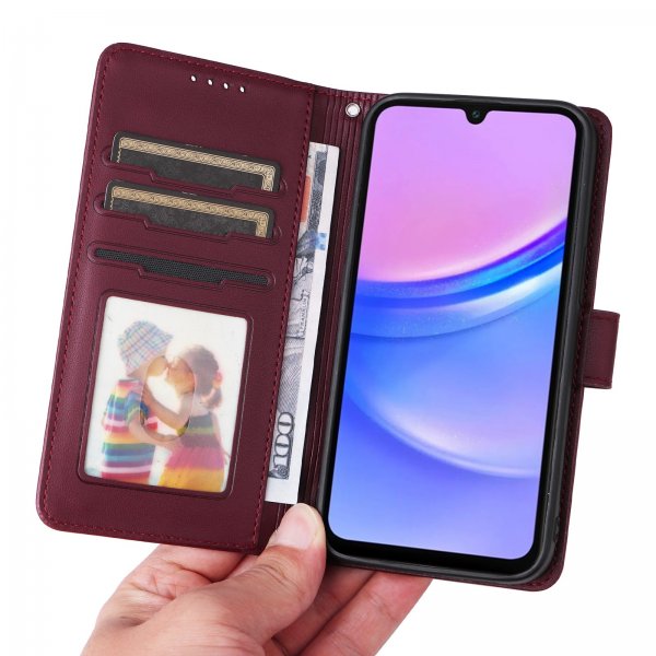 Betopnice Samsung Galaxy A17 Suojakuori irrotettavalla kuorella 005 Punainen
