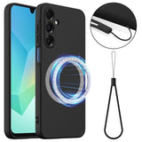 Samsung Galaxy A17 Kuori hihnalla Silikoni MagSafe Musta