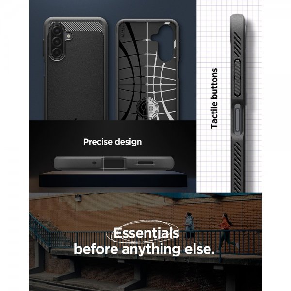 Spigen Samsung Galaxy A17 Kuori Rugged Armor Matte Black
