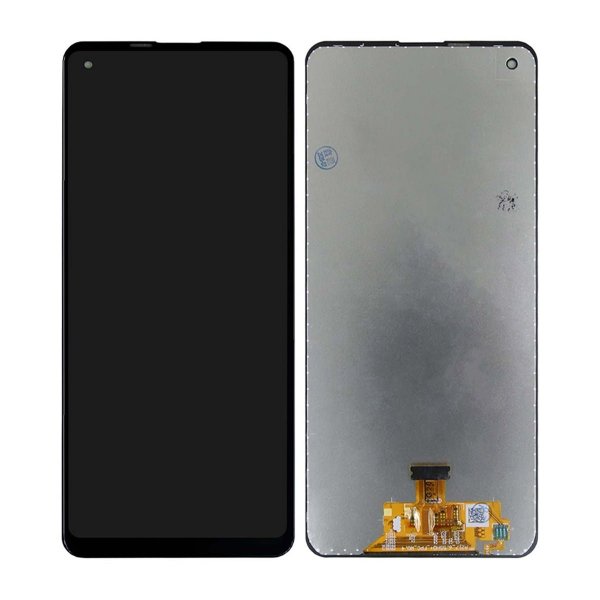 Samsung Galaxy A21s 2020 LCD-näyttö ja näyttö - musta