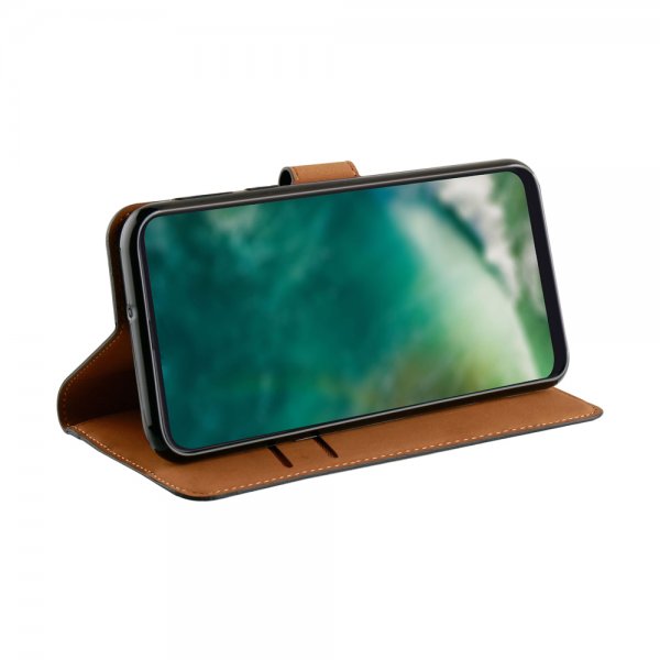 Xqisit Samsung Galaxy A21s -suojakotelo, Slim Wallet Selection, musta
