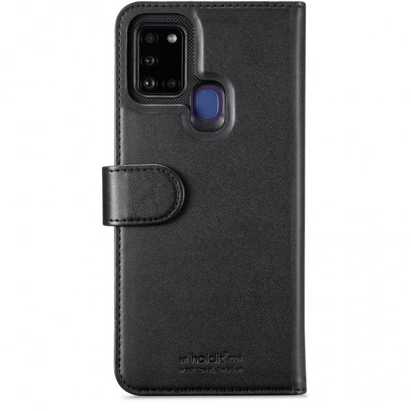 holdit Samsung Galaxy A21s Suojakotelo Lompakko Magneetti Musta
