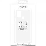 Puro Samsung Galaxy A21s Suojakuori Nude Läpinäkyvä