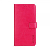 Samsung Galaxy A22 4G Kotelo Nahkarakenne Magenta