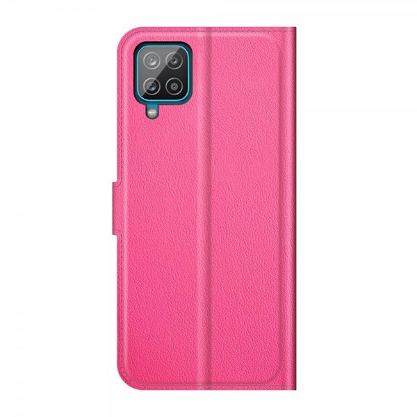 Samsung Galaxy A22 4G Litchi Magenta -kotelo