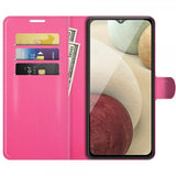 Samsung Galaxy A22 4G Litchi Magenta -kotelo