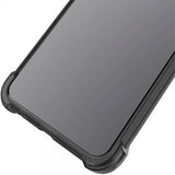Imak Samsung Galaxy A22 4G -iskunkestävä läpinäkyvä kotelo, musta