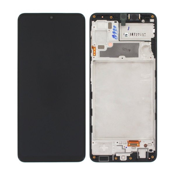 Samsung Galaxy A22 4G Näyttö ja LCD-paneeli Alkuperäinen - Musta
