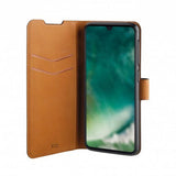 Xqisit Samsung Galaxy A22 5G Suojakotelo Slim Wallet Selection Musta