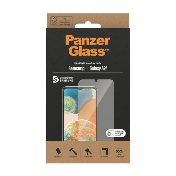 PanzerGlass Samsung Galaxy A24 Näytönsuoja Ultra-Wide Fit