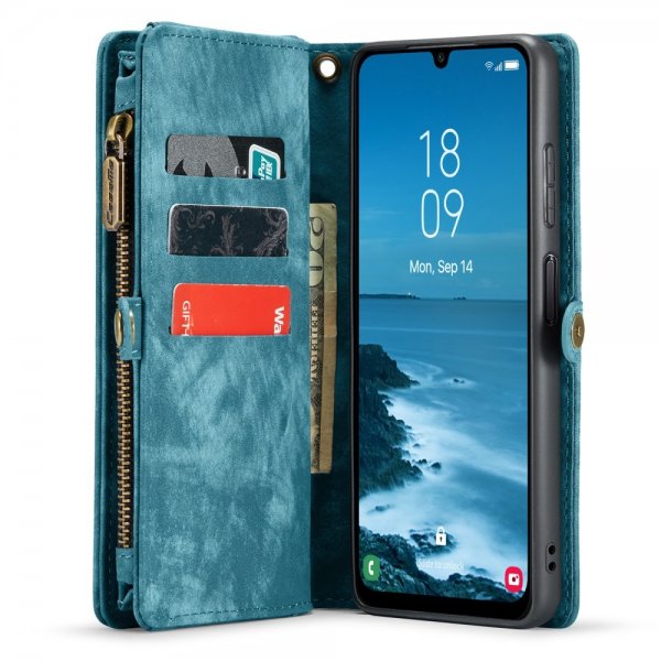 CaseMe Samsung Galaxy A25 -kotelo, 008-sarjan irrotettava kuori, sininen