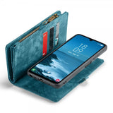 CaseMe Samsung Galaxy A25 -kotelo, 008-sarjan irrotettava kuori, sininen