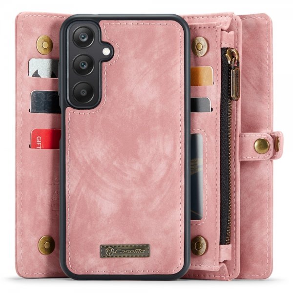 CaseMe Samsung Galaxy A25 -kotelo, 008 Series, irrotettava kuori, pinkki