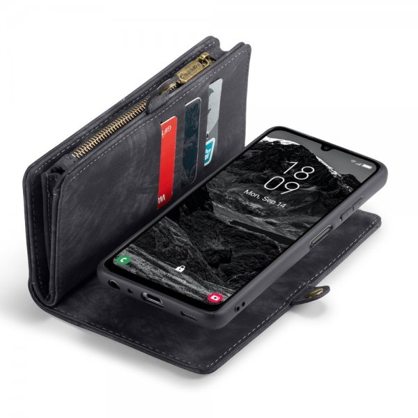 CaseMe Samsung Galaxy A25 -kotelo 008 Series Irrotettava kuori musta