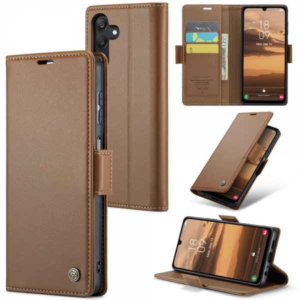 CaseMe Samsung Galaxy A25 suojakotelo 023-sarja Ruskea