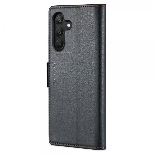 CaseMe Samsung Galaxy A25 -kotelo, 023-sarja, musta