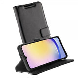 Vivanco Samsung Galaxy A25 Classic Wallet -suojakotelo, musta